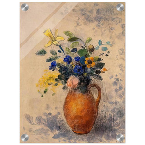 Odilon Redon  VASE OF FLOWERS 1908 Acrylic Print