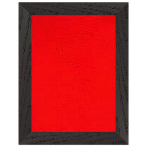 Barnett Newman Red Yellow Blue Premium Wooden Framed Art Print / Poster