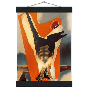 Prampolini Funeral Rom. 1934 Museum-Quality Matte Paper Poster with Hanger