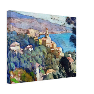 Theo van Rysselberghe  MORTULA AT GRIMALDI Canvas