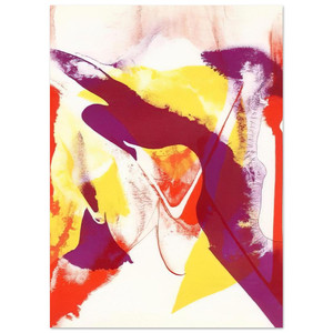 Paul Jenkins  Redfern composition Fine Art Poster / Art Print