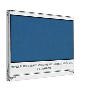 Alphonse Allais: Navy Recruits' First Glimpse of Blue O Med Sea Canvas
