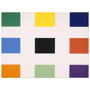 Ellsworth Kelly  Nine Squares Aluminum Print