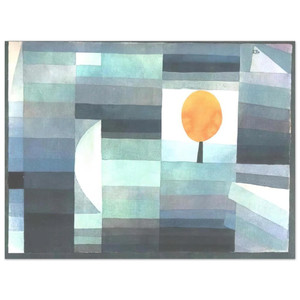 Paul Klee  THE MESSENGER OF AUTUMN 1922 Aluminum Print