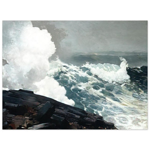 Winslow Homer  NORTHEASTER Aluminum Print