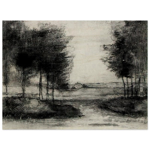 Vincent van Gogh  LANDSCAPE N15 Wood Print