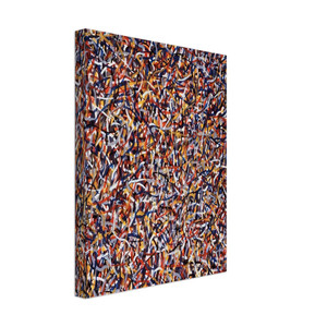 Sol LeWitt  Not Straight Brushstrokes in All Directions Canvas