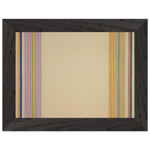 Gene Davis  End Stripes  1960 Premium Wooden Framed Art Print / Poster