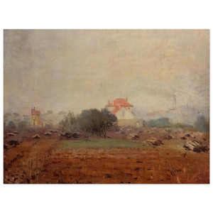 claude monet  Fog Aluminum Print