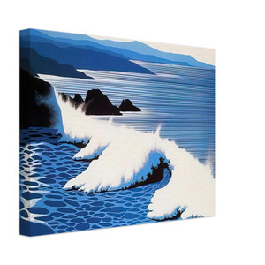 Eyvind Earle  The Wave Canvas