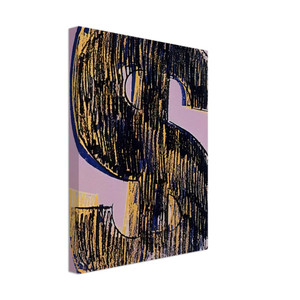 Andy Warhol  Dollar Sign Canvas