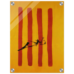 Salvador Dali  THE DALINIAN SENYERA CATALONIAN NATIONAL FLAG Acrylic Print