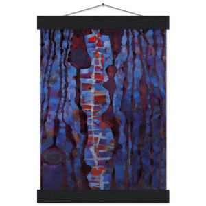 Manessier Loffrande 1962 Museum-Quality Matte Paper Poster with Hanger