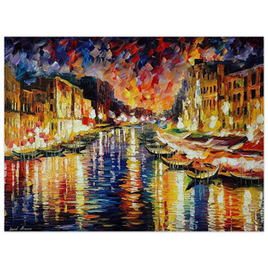 Leonid Afremov  Leonid Afremov N37 Wood Print