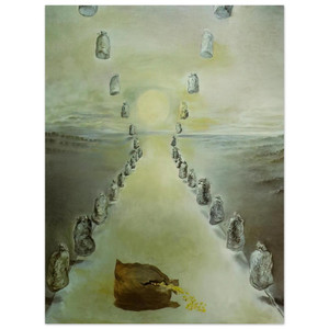 Salvador Dali  THE PATH OF ENIGMAS FIRST VERSION Aluminum Print