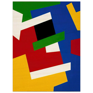 Fernand Leduc  Strates solaires Wood Print