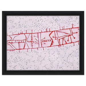 Gene Davis  Bridge  1952 Framed Canvas