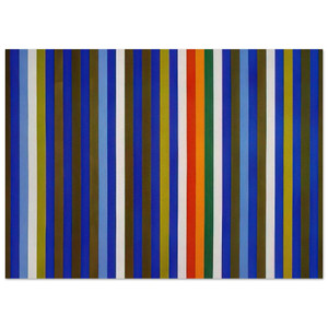 Gene Davis  Citadel  1962 Fine Art Poster / Art Print