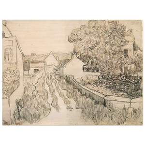 Vincent van Gogh  VILLAGE STREET N2 Wood Print