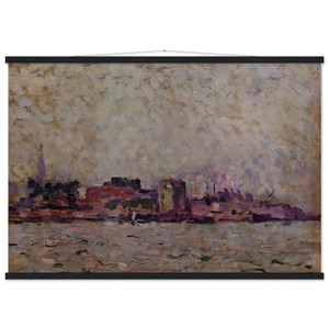 Theo van Rysselberghe Morning Fog Port Veer 1906 Matte Paper Poster with Hanger