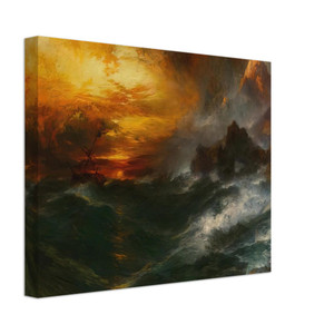 Thomas Moran  A Mountain of Loadstone Arabian Nights Canvas