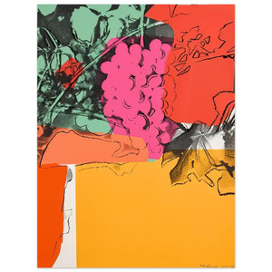 Andy Warhol  Grapes 1 Aluminum Print