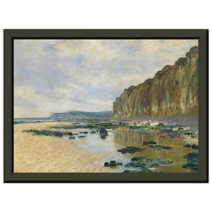 claude monet  Low Tide at Varengeville Premium Metal Framed Art Print / Poster
