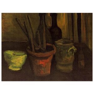Vincent van Gogh  Still Life of Paintbrushes in a Flowerpot Wood Print