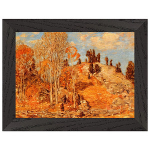 Childe Hassam  The Cedar Lot Old Lyme Premium Wooden Framed Art Print / Poster