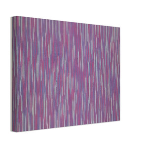 Gene Davis  Red Picnic  1984 Canvas