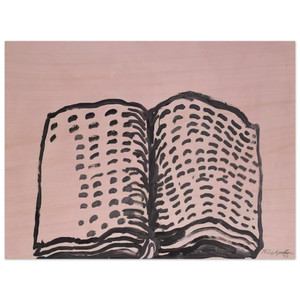 Philip Guston  UNTITLED BOOK Wood Print