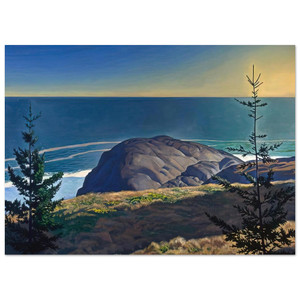 Rockwell Kent  Young Spruces Maine Coast Fine Art Poster / Art Print