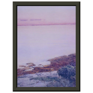 Childe Hassam  Isles of Shoals Premium Metal Framed Art Print / Poster