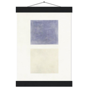 Agnes Martin  This Rain Museum-Quality Matte Paper Poster with Hanger