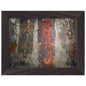 Sam Gilliam  Restore Premium Wooden Framed Art Print / Poster