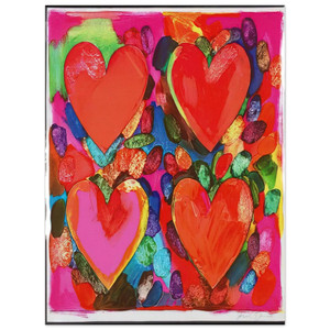 Jim Dine  FOUR HEARTS 1969 Aluminum Print