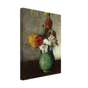 Odilon Redon  VASE OF FLOWERS 1900 Canvas