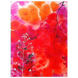 Eyvind Earle  Flower Fantasy Aluminum Print