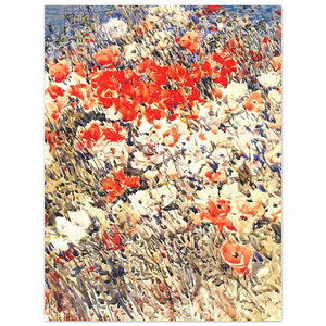 Childe Hassam  The island garden Aluminum Print