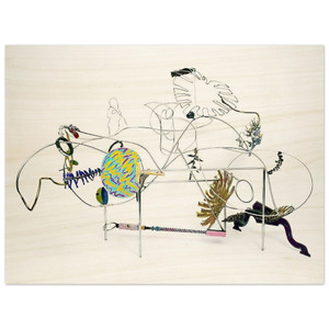 Nancy Graves  GRANDE NATURE MORTE 1987 Wood Print