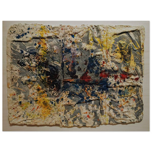 Sam Gilliam  Elegy 2 Wood Print