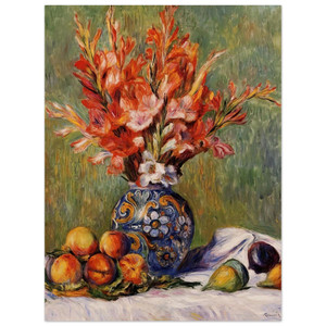 PierreAuguste Renoir  Flowers and Fruit N3 Aluminum Print
