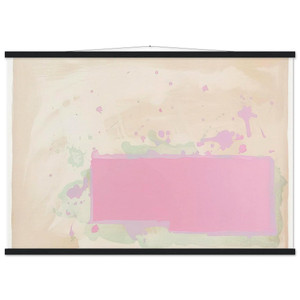 John Hoyland OrangePinkGreen 1971 Museum-Quality Matte Paper Poster with Hanger