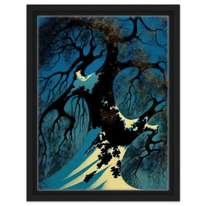 Eyvind Earle  Winter Bonsai Framed Canvas