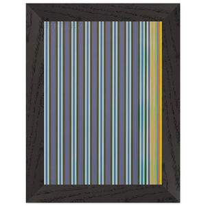 Gene Davis  JackintheBox  1969 Premium Wooden Framed Art Print / Poster