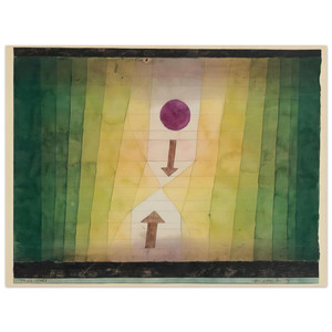 Paul Klee  BEFORE THE BLITZ 1923 Aluminum Print