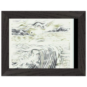 Lee Bontecou  AN UNTITLED PRINT 1982 Premium Wooden Framed Art Print / Poster