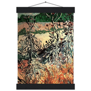 Vincent van Gogh  Thistles N2 Museum-Quality Matte Paper Poster with Hanger
