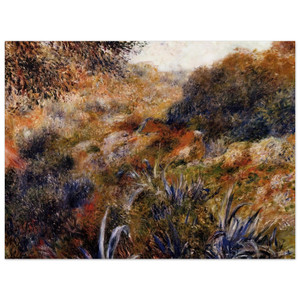 Renoir: Ravine of Wild Women Algerian Landscape Aluminum Print