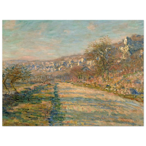 claude monet  Road of La RocheGuyon Wood Print